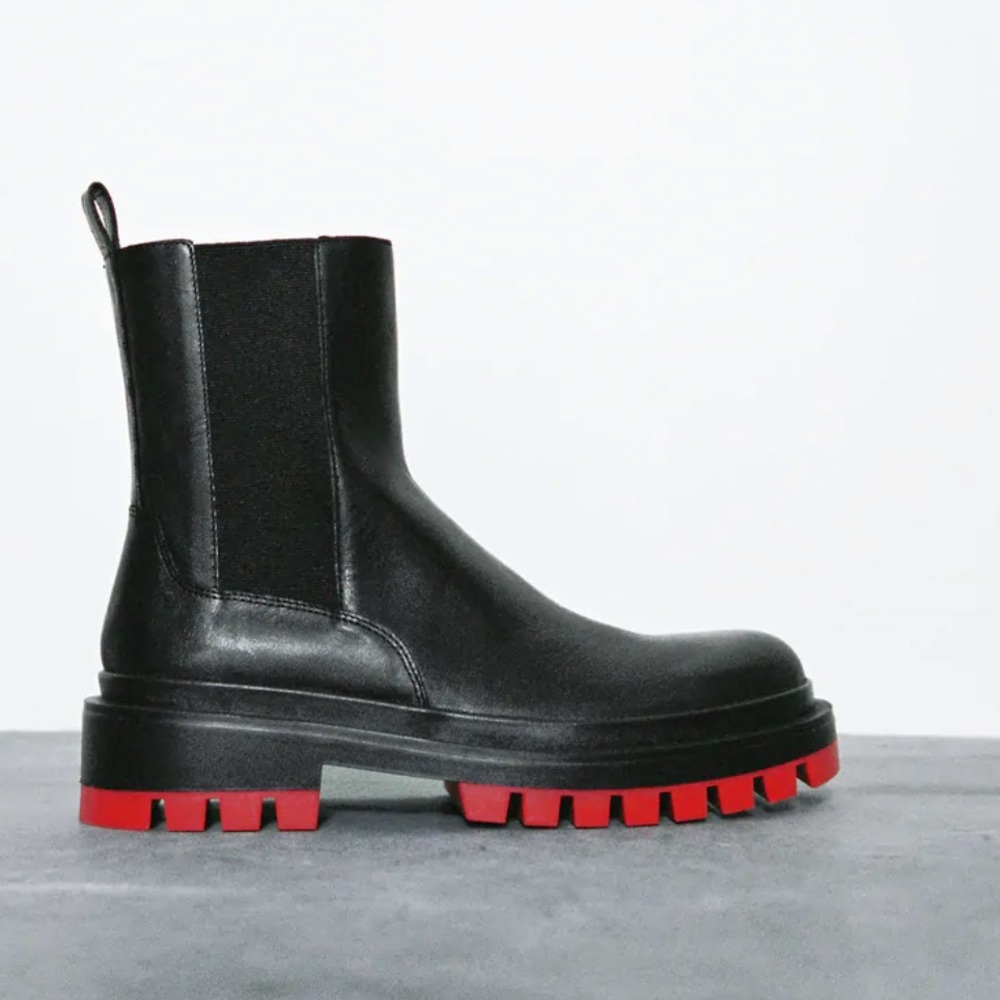 Red Sole Lug Boot